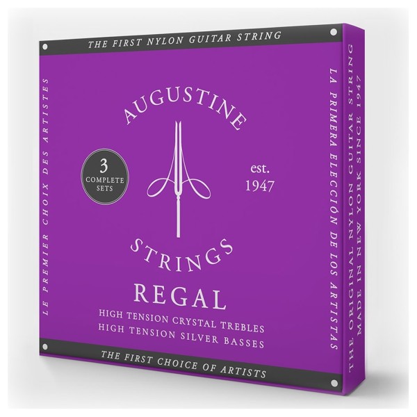 Augustine Regals Blue Classical Guitar Strings 3-Pack
