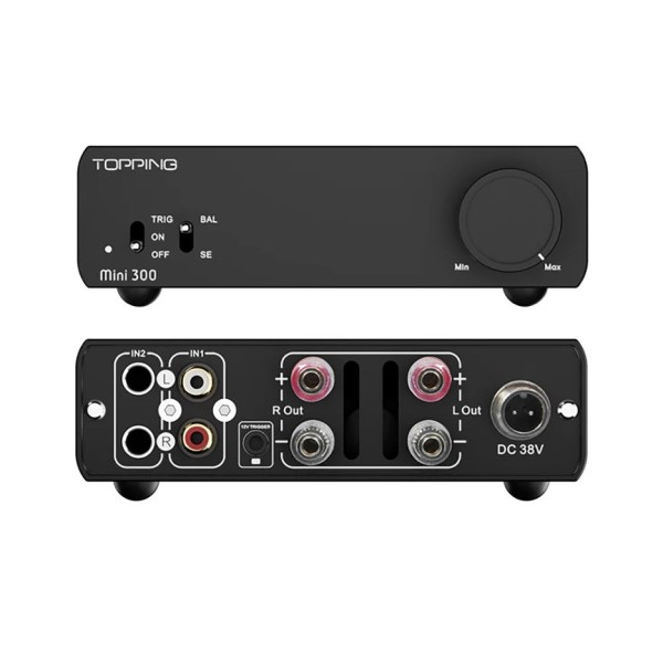 Topping Mini 300 Power Amplifier, Black
