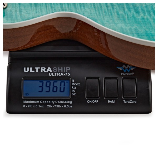 Gibson Les Paul Modern Figured, Seafoam Green #207060195 - weight shot