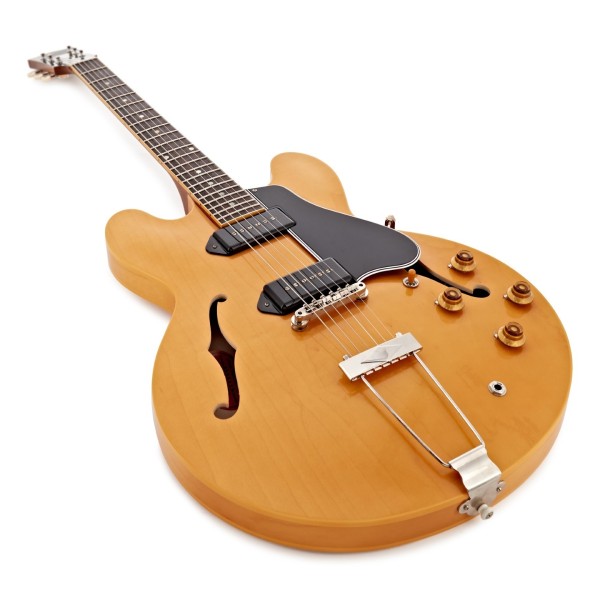 Gibson Custom Shop 1959 ES-330 Reissue, Vintage Natural #A960111 - angled shot