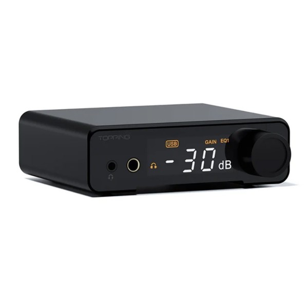 Topping DX1 II Gaming DAC and Headphone Amp, Black