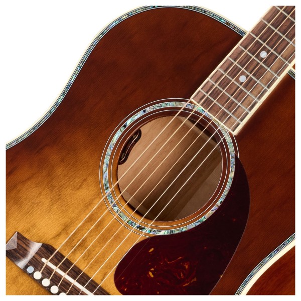 Gibson J-45 Anniversary Limited Edition, Cremona Burst - soundhole