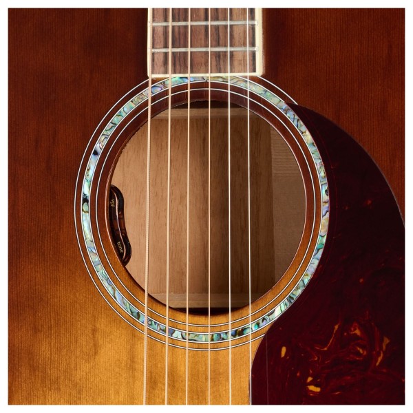 Gibson J-45 Anniversary Limited Edition, Cremona Burst - preamp controls