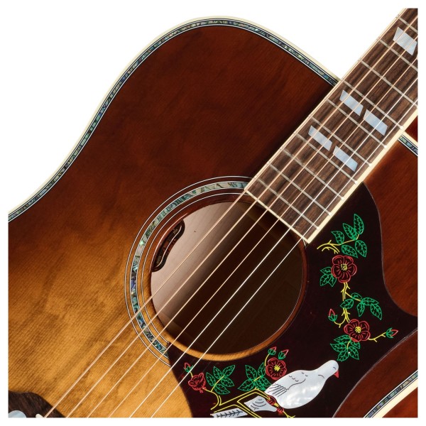 Gibson Dove Anniversary Limited Edition, Cremona Burst - soundhole
