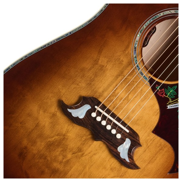 Gibson Dove Anniversary Limited Edition, Cremona Burst - bridge