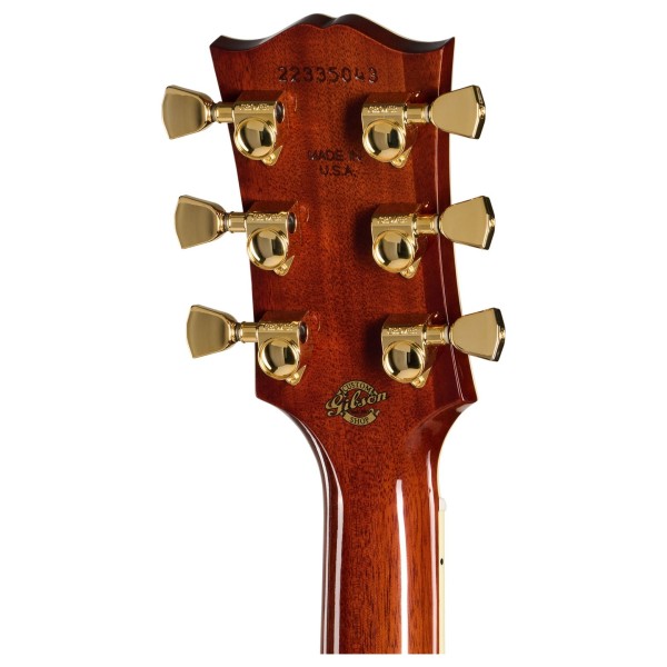 Gibson Dove Anniversary Limited Edition, Cremona Burst - back of headstock