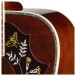 Gibson Hummingbird Anniversary Limited Edition, Cremona Burst - binding detail