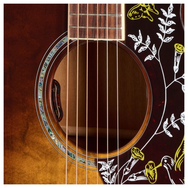 Gibson Hummingbird Anniversary Limited Edition, Cremona Burst - preamp controls