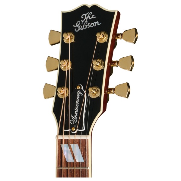 Gibson Hummingbird Anniversary Limited Edition, Cremona Burst - headstock