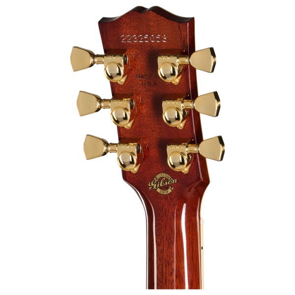 Gibson Hummingbird Anniversary Limited Edition, Cremona Burst - back of headstock