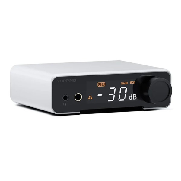 Topping DX1 II Gaming DAC and Headphone Amp, White