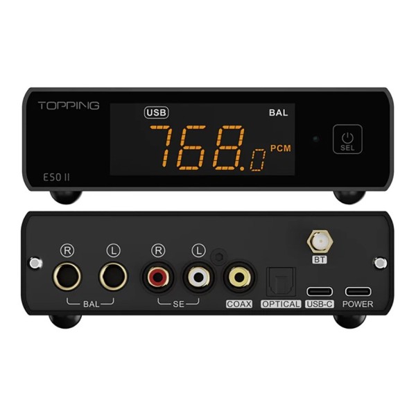 Topping E50 II Desktop DAC, Black