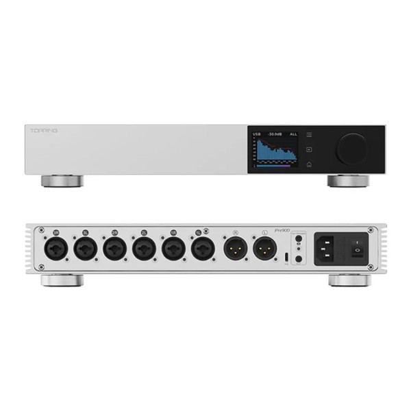 Topping Pre900 Balanced Preamp, Silver