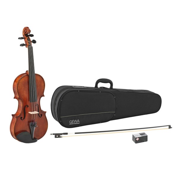 Gewa Sonata Violin Outfit, 4/4, Carbon Bow, Shaped Case 1