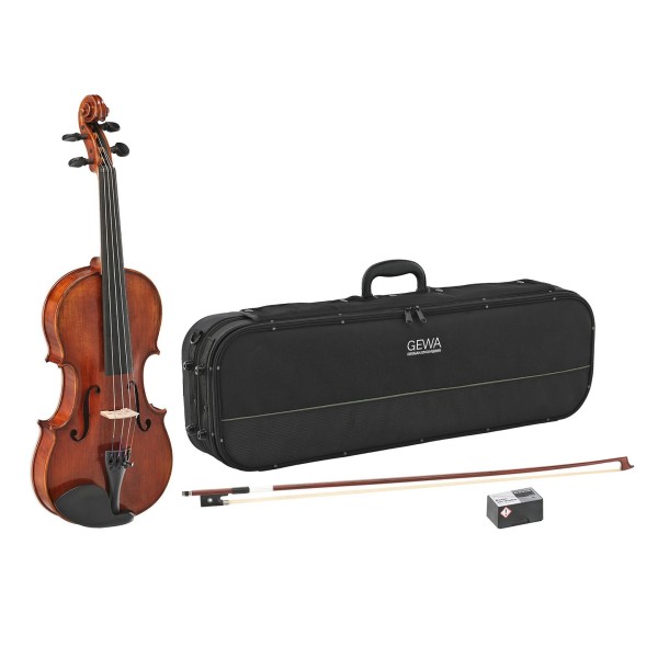 Gewa Sonata Violin Outfit, 4/4, Bulletwood Bow, Oblong Case 1