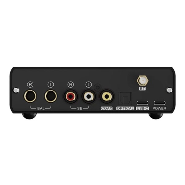Topping E50 II Desktop DAC, Black - Rear Panel