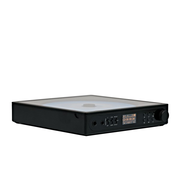 FiiO DM15 CD Player with 24Bit R2R DAC, Black - closed 