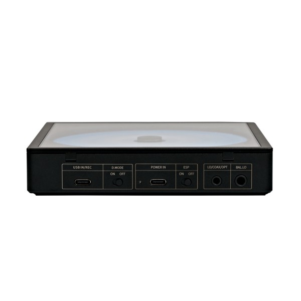 FiiO DM15 CD Player with 24Bit R2R DAC, Black rear 