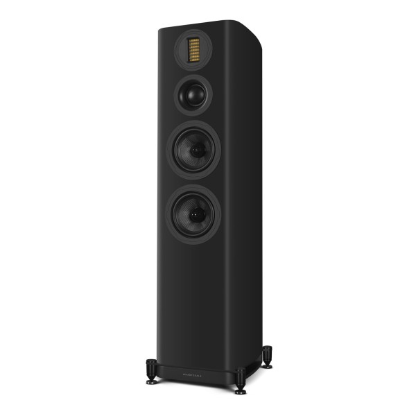 Wharfedale Evo 5.4 Floorstanding Speakers (Pair), Black - Right side angle
