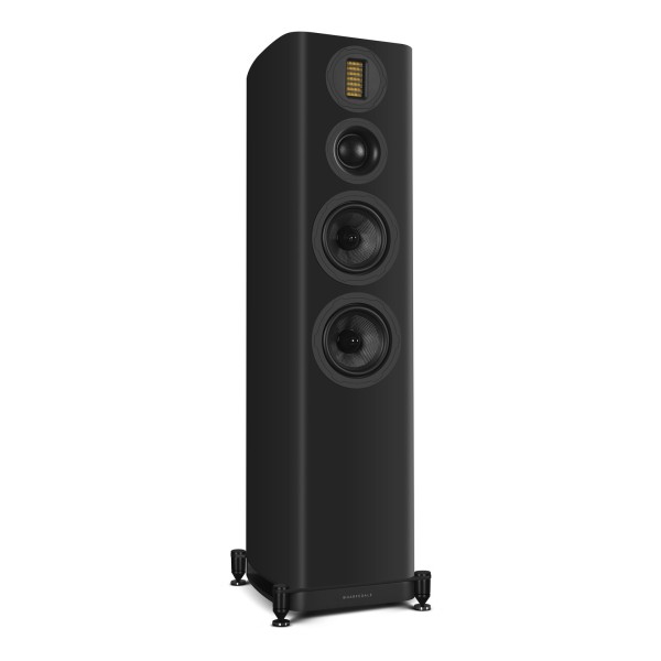 Wharfedale Evo 5.4 Floorstanding Speakers (Pair), Black - Left side