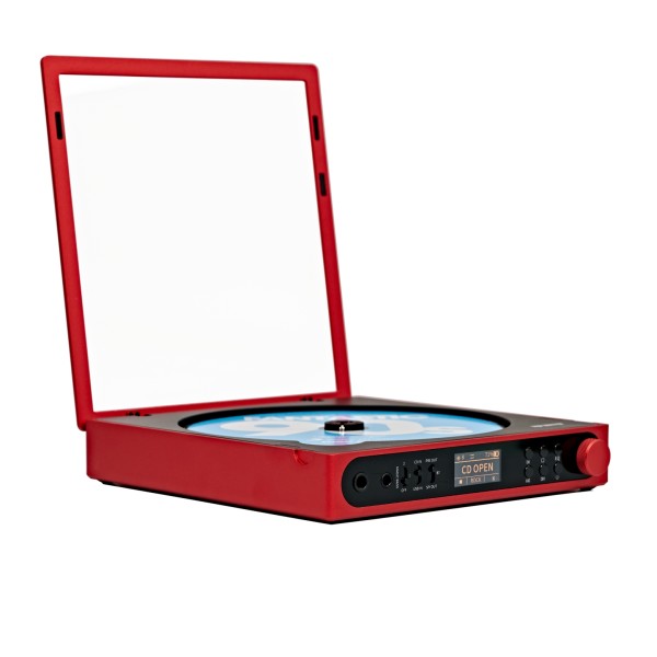 FiiO DM15 CD Player with 24Bit R2R DAC, Red - open 