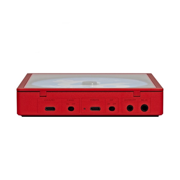 FiiO DM15 CD Player with 24Bit R2R DAC, Red rear 