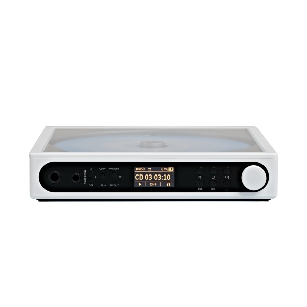 FiiO DM15 CD Player with 24Bit R2R DAC, White - front 