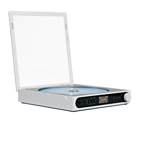 FiiO DM15 CD Player with 24Bit R2R DAC, White - open