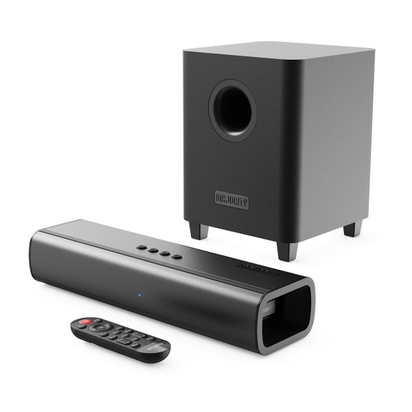 Majority Naga 40 Plus Soundbar & Wireless Sub, Black