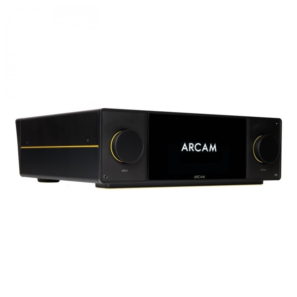 Arcam Radia SA45 Streaming Integrated Amplifier, Black rear 