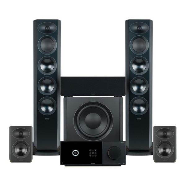 Arcam AVA25 8K AV Receiver & Radia R35 5.1 Surround Sound Bundle, Black - main 