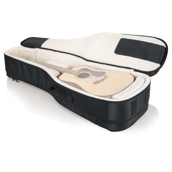 Gator Pro-Go Acoustic/Electric Double Gig Bag- Open (Guitar Not Included)