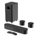 Majority Bowfell Halo Atmos Surround Sound System, Black