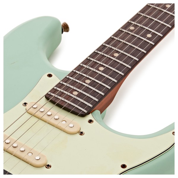 JET Guitars JS-400 HSS Roasted Maple, Sea Foam Green Relic