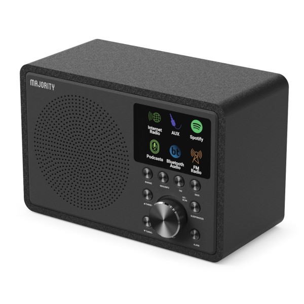 Majority Touro Internet Radio Music System, Black