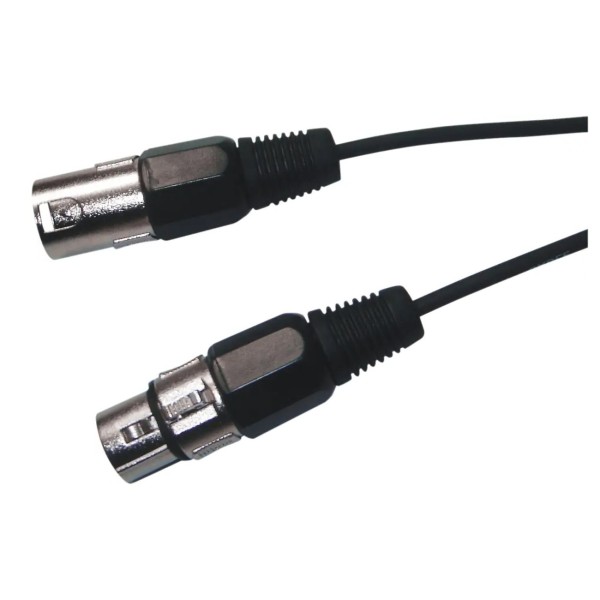 FXLab G038VE DMX 3 Pin XLR to 3 Pin XLR Lighting Lead, 10m