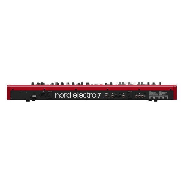 Nord Electro 7 61-Note Semi Weighted Keyboard - Rear