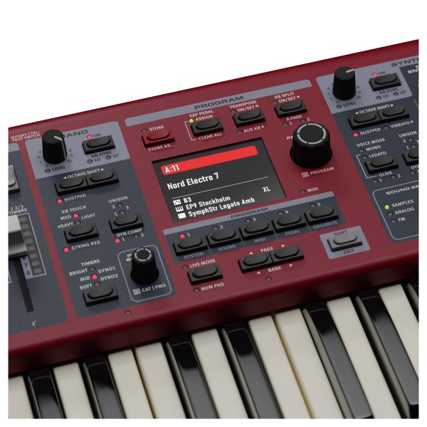 Nord Electro 7 61 Key Semi Weighted Keyboard - Program Section