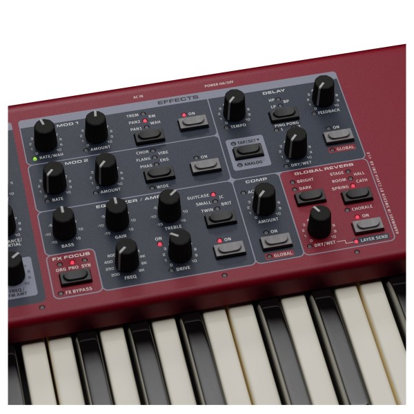 Nord Electro 7 61 Key Semi Weighted Keyboard - Effects Section