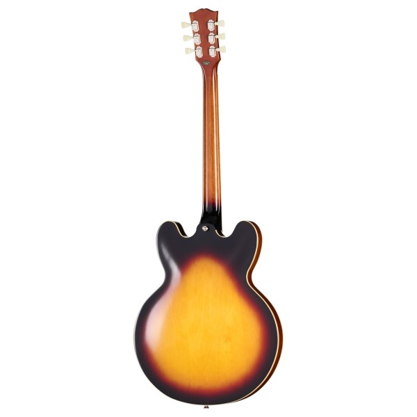 Epiphone 1962 ES-335 Reissue, Vintage Burst - back 