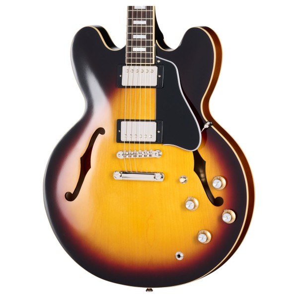 Epiphone 1962 ES-335 Reissue, Vintage Burst - body 