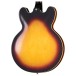 Epiphone 1962 ES-335 Reissue, Vintage Burst - body back 