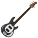 Sterling Stingray Ray34 HH Bass, Charcoal Frost