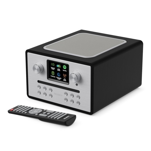 Majority Homerton 2 Internet Radio Music System, Black