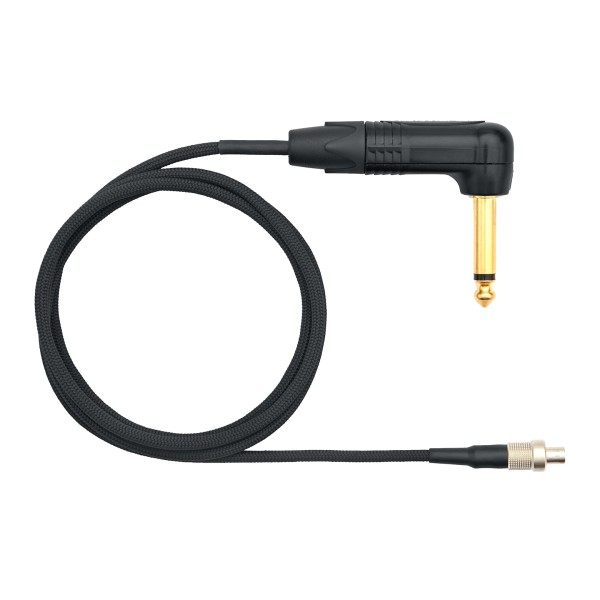 Shure WA307 Premium Right Angle Guitar/Bass Cable with Locking Thread - Full View