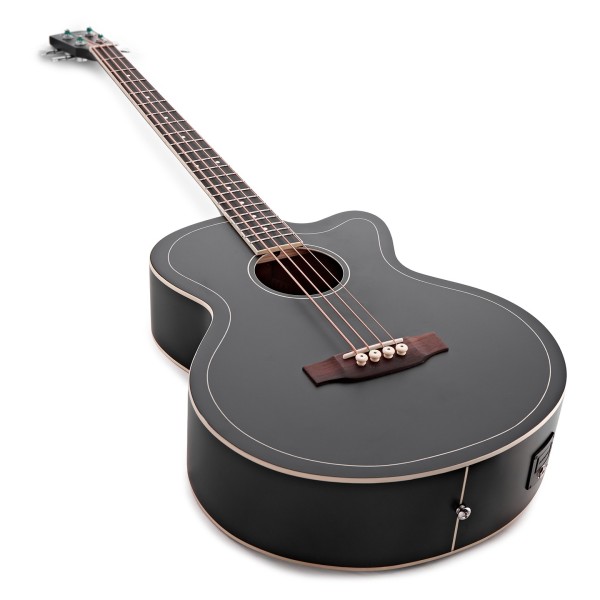 Hartwood Artiste Acoustic Bass Guitar, Black