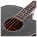 Hartwood Artiste Acoustic Bass Guitar, Black