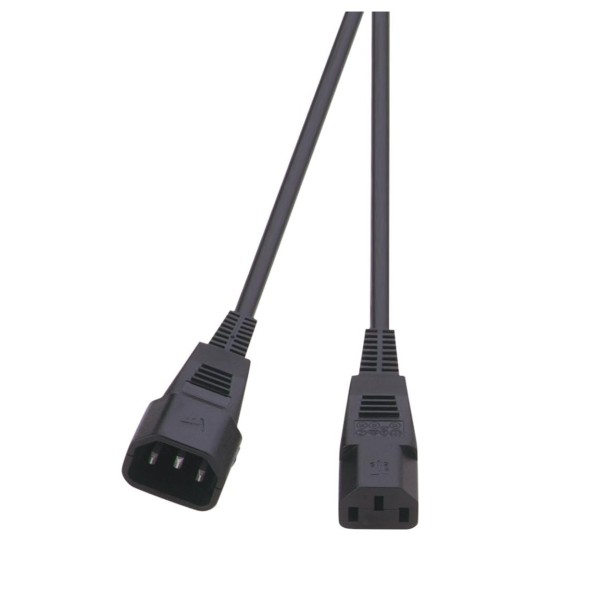 Eagle A145GA 3-Pin IEC Extension Lead, 1m