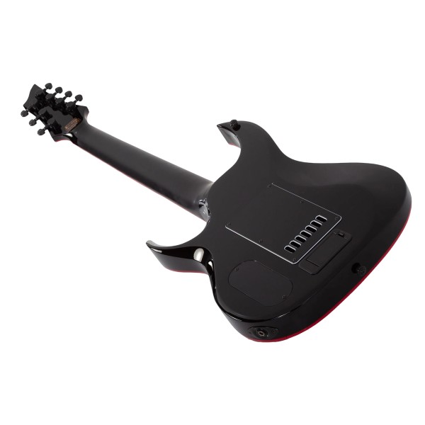 Schecter Sunset EverTune 7 String, Red Dawn - back 