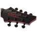 Schecter Sunset EverTune 7 String, Red Dawn - headstock 